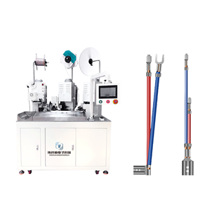 WHX-038H Fully Automatic Double Wire Pressing and Pressing Machine (Three Terminal)