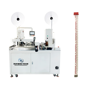 WHX-910 Fully Automatic Cable Laying Single End Rubber Shell Terminal Machine