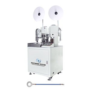 WHX-028 Fully Automatic Double Headed Terminal Crimping Machine (Stepper)